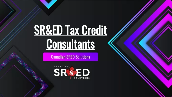 sr ed tax credit consultants