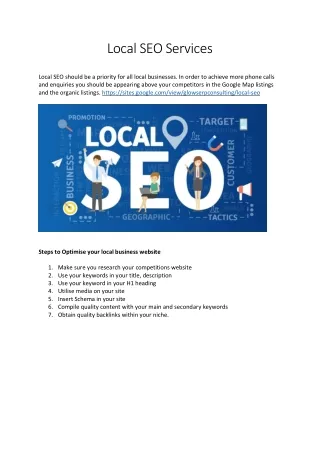 local seo services