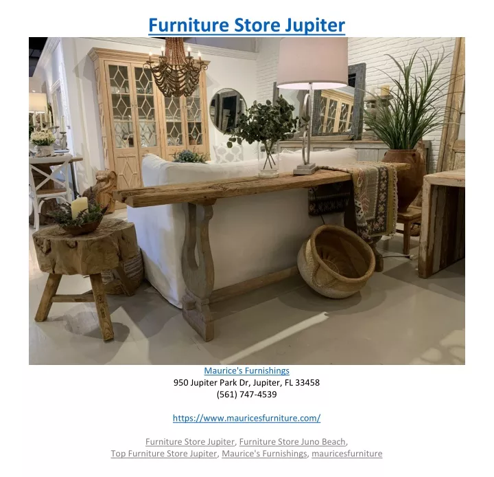 furniture store jupiter