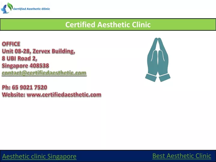 certified aesthetic clinic