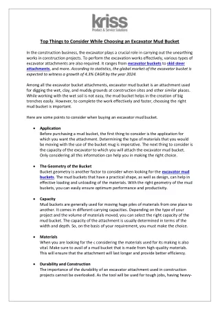 top things to consider while choosing