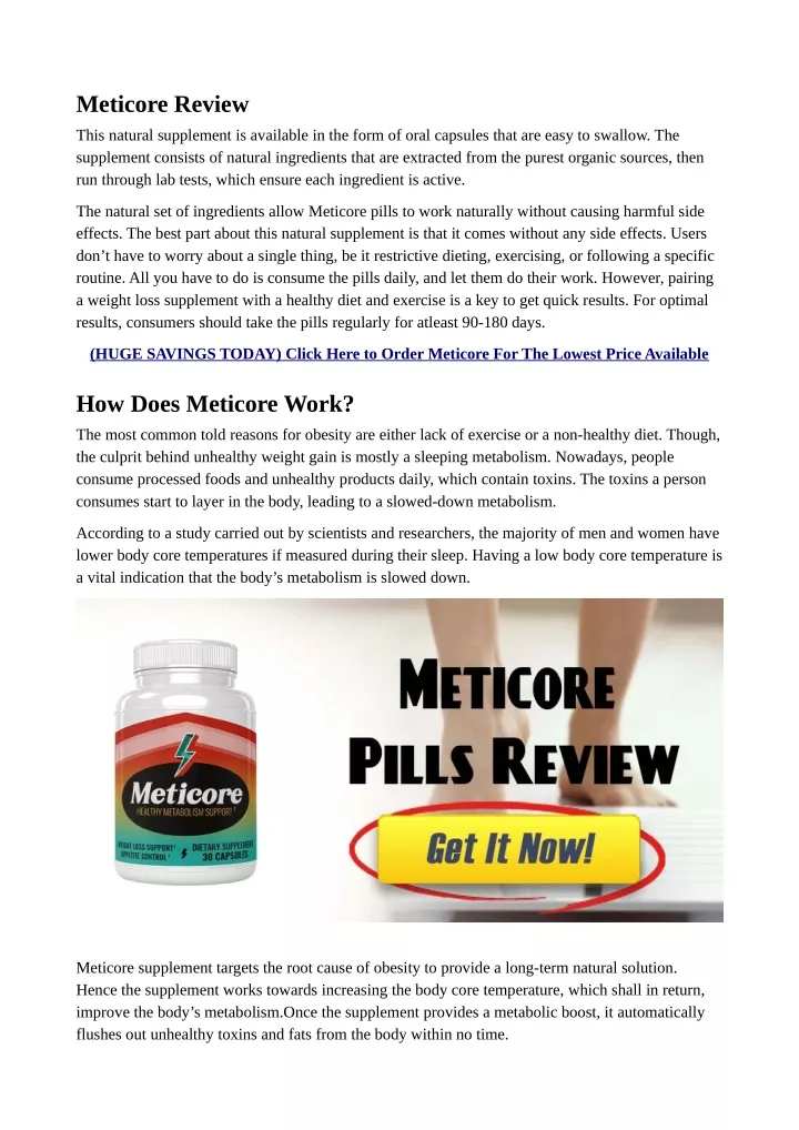 meticore review