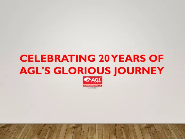 celebrating 20 years of agl s glorious journey