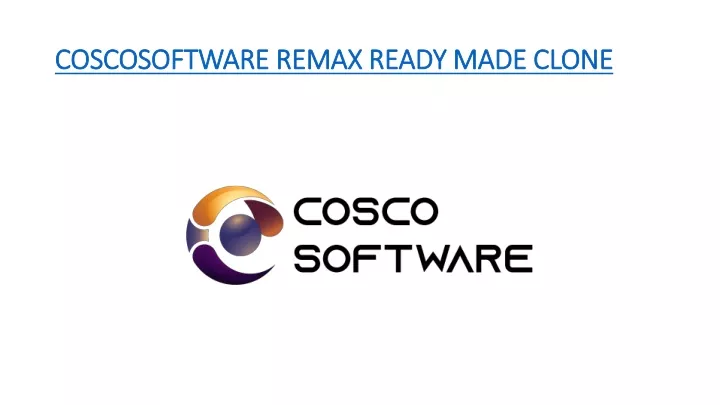 coscosoftware remax ready made clone