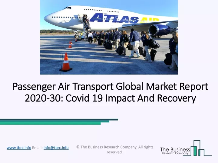 passenger air transport global market report 2020 30 covid 19 impact and recovery