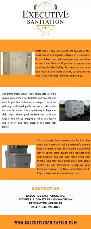 Porta Potty Fergus Falls MN