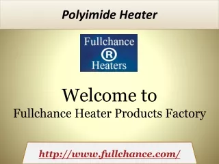 Polyimide Heater