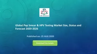 global pap smear hpv testing market size status