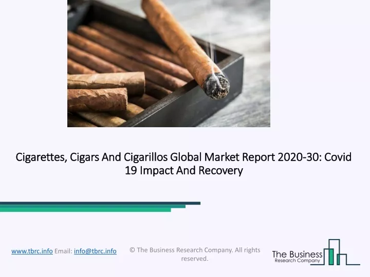 cigarettes cigars and cigarillos global market