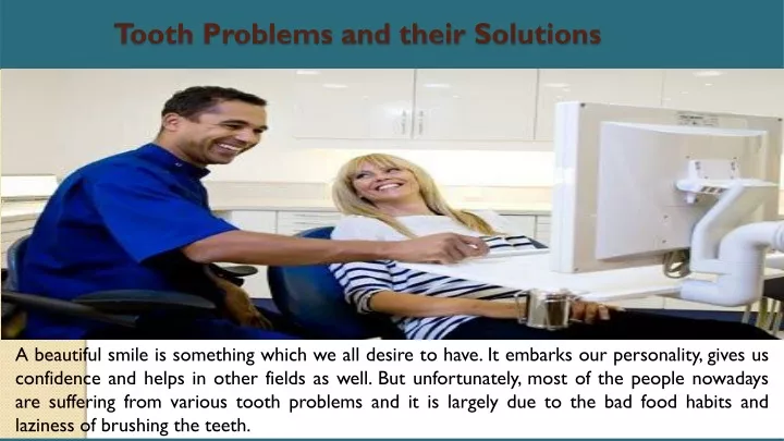 tooth problems and their solutions