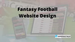 Fantasy Football Website Design