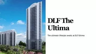 DLF The Ultima Sector 81, Gurgaon by DLF LTD