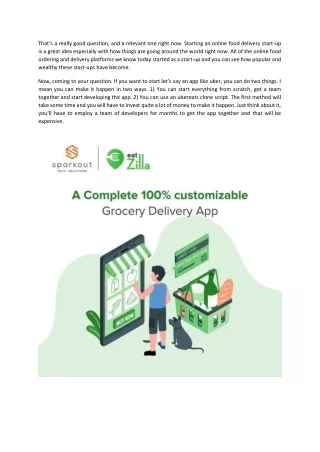 How Can I Start Online Food Delivery Startup