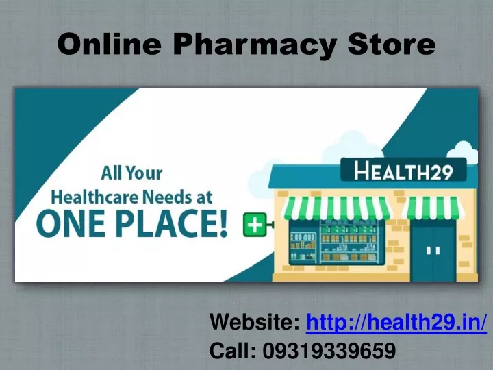 online pharmacy store