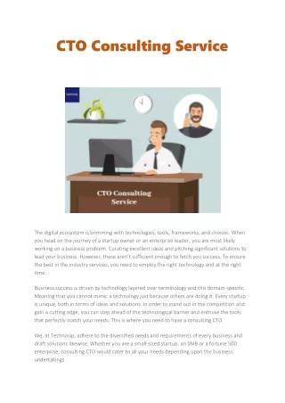 cto consulting service