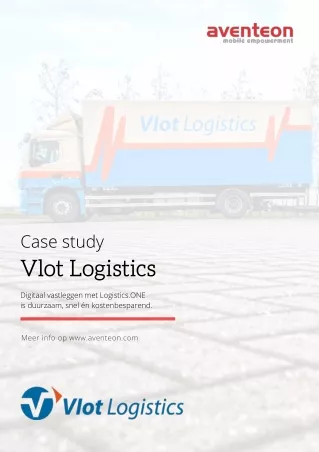 Digitaal  vastleggen met Logistics.One app is duurzaam, snel en kostenbesparend