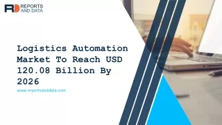 logistics automation market to reach
