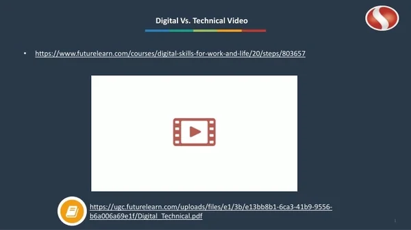 digital vs technical video