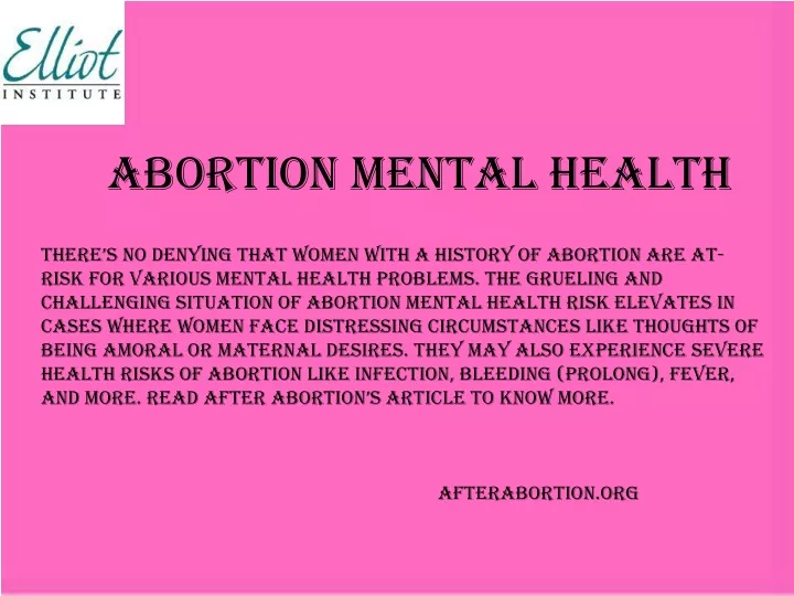 abortion mental health