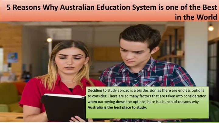 5 reasons why australian education system is one of the best in the world