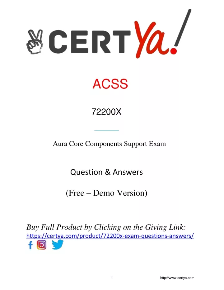 acss 72200x aura core components support exam