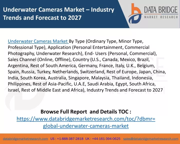 underwater cameras market industry trends