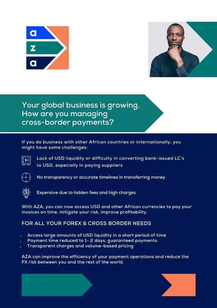 your global business is growing