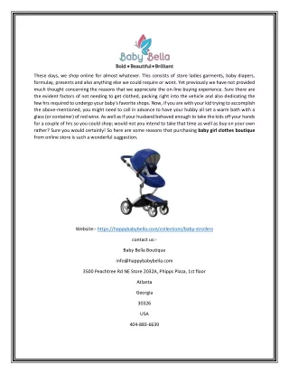 Buy Luxury Baby Strollers | Happybabybella.com