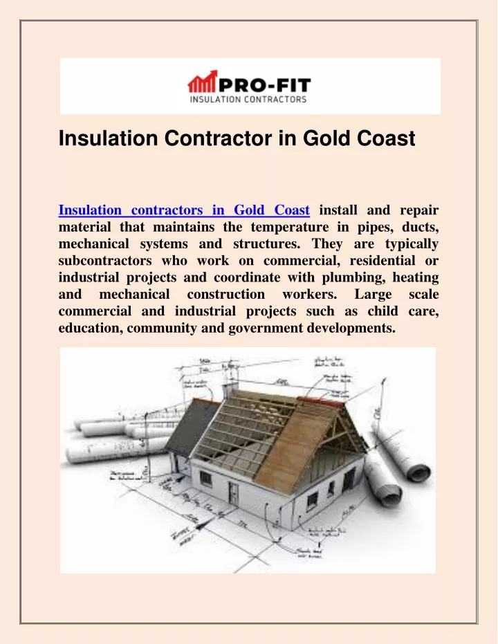 insulation contractor in gold coast