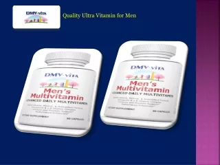 Quality Ultra Vitamin for Men