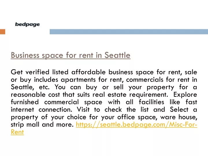 business space for rent in seattle