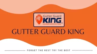 FIVE REASONS WHY PEOPLE FOND OF  GUTTER GUARDS | Gutter Guard King