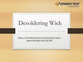 desoldering wick