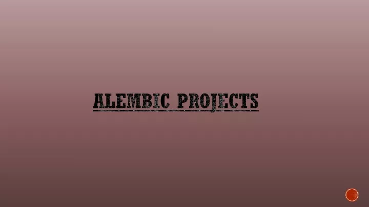 alembic projects