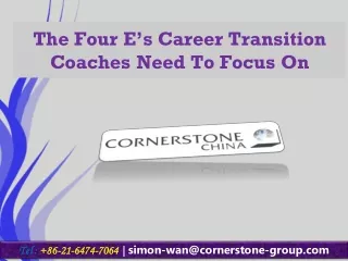 the four e s career transition coaches need