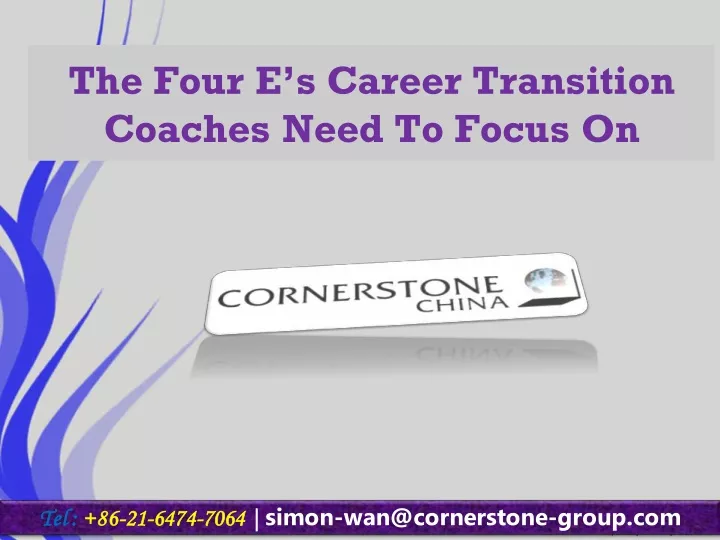 the four e s career transition coaches need