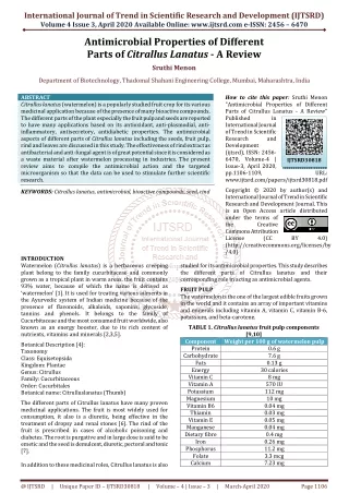 international journal of trend in scientific