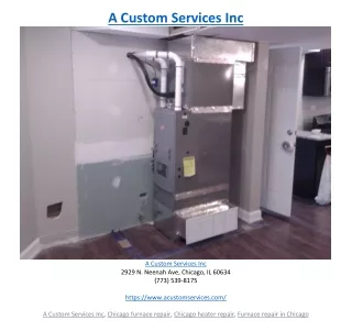 a custom services inc