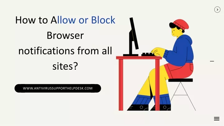 how to a llow or block browser notifications from