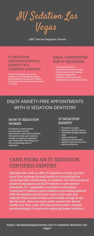 IV Sedation Las Vegas | ABC Dental Implant Center