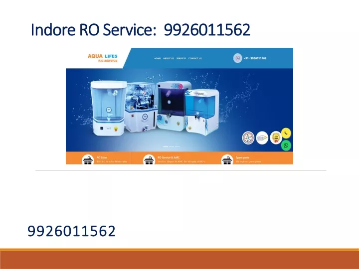 indore ro service 9926011562