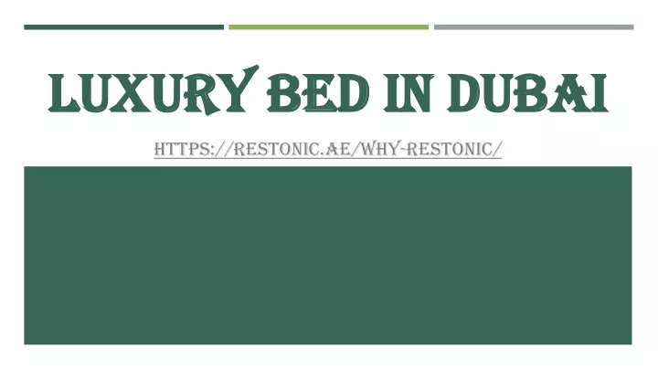luxury bed in dubai
