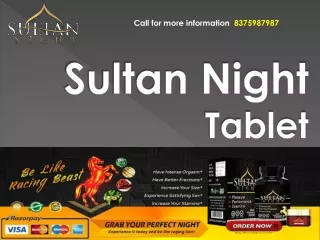Buy sultan night sex tablets for men