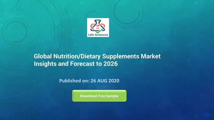 global nutrition dietary supplements market