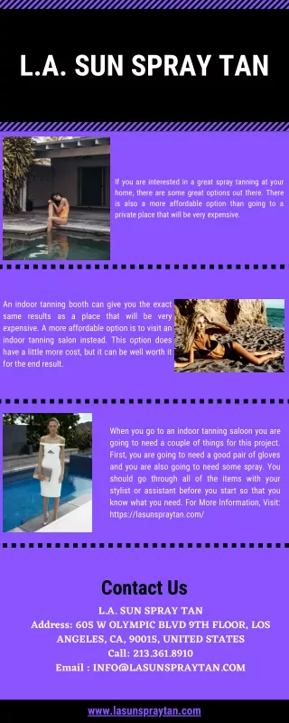 spray tan in LA