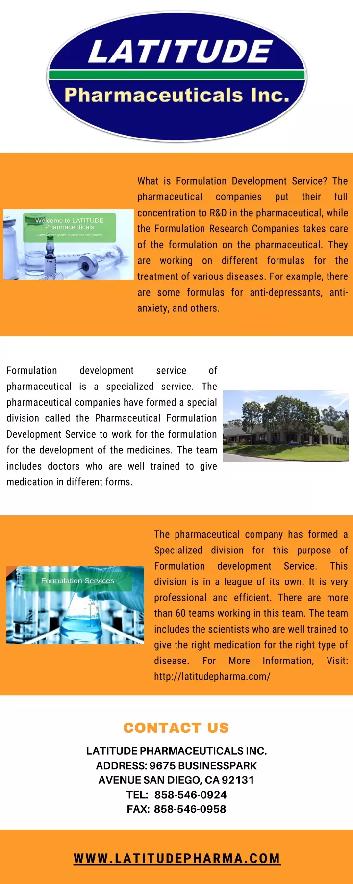what is formulation development service