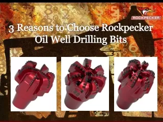 3 Reasons to Choose Rockpecker Oil Well Drilling Bits