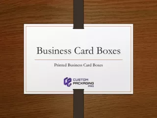business card boxes
