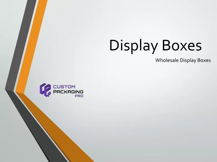 display boxes