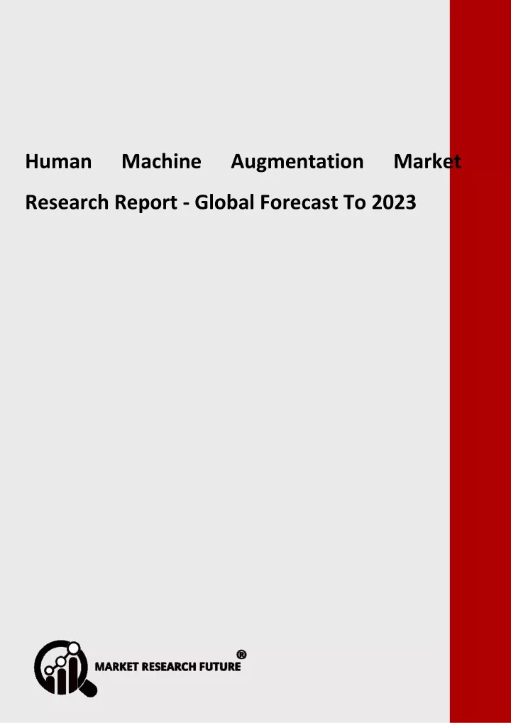 human machine augmentation market research report